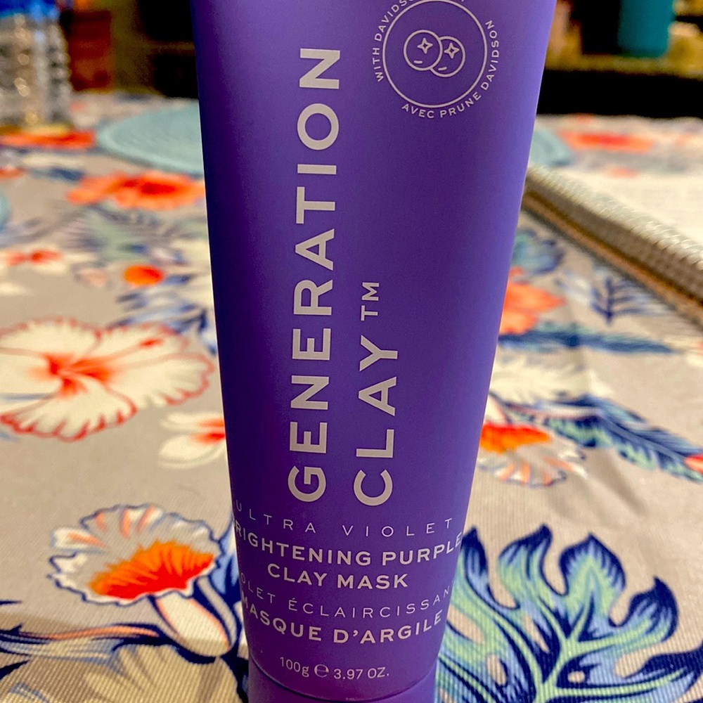 Generation clay face mask.